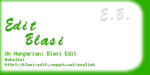 edit blasi business card